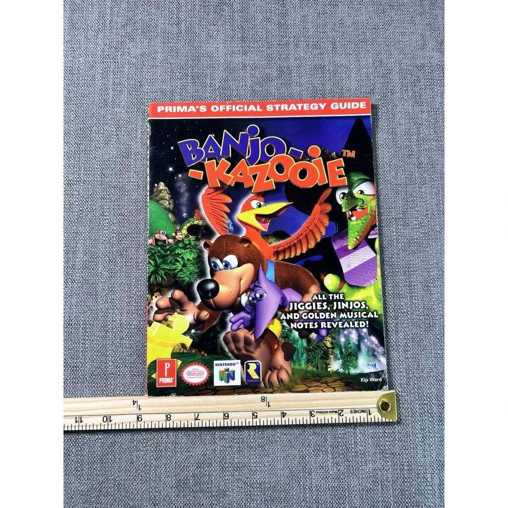 Banjo-Kazooie Prima Official Strategy Guide Nintendo 64 N64 Rare Vintage